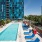 swimming pool with lounge chairs